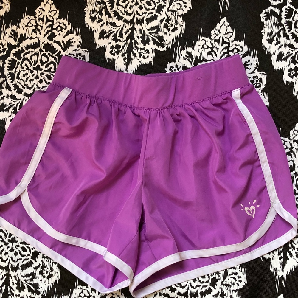 Justice girls shorts size 10 purple